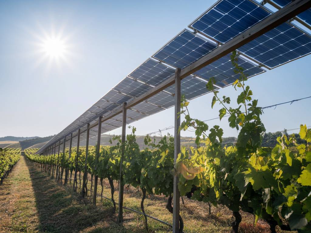 Comment l’agrivoltaïsme peut contribuer à la résilience économique des exploitations agricoles face au changement climatique