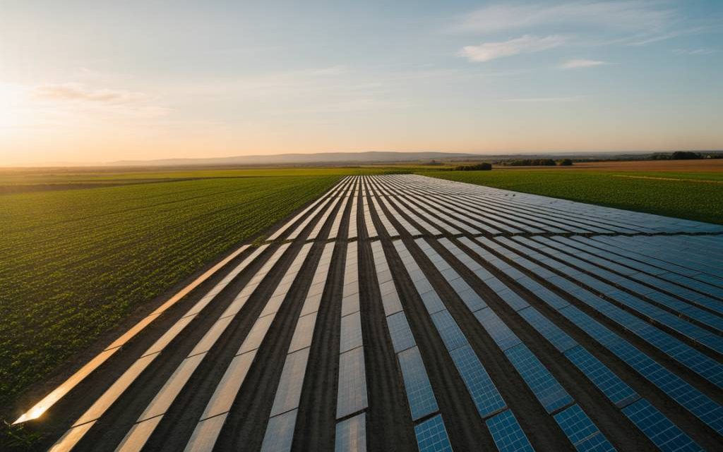 L’agrivoltaïsme face aux vagues de chaleur : comment les ombrières solaires protègent cultures et rendements