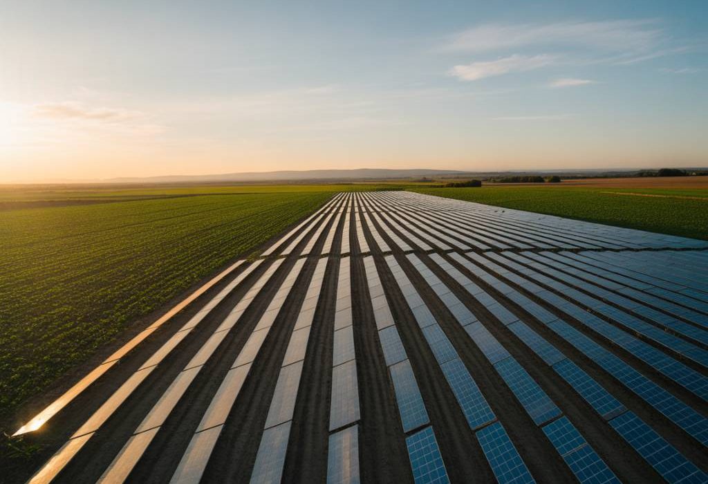 L’agrivoltaïsme face aux vagues de chaleur : comment les ombrières solaires protègent cultures et rendements